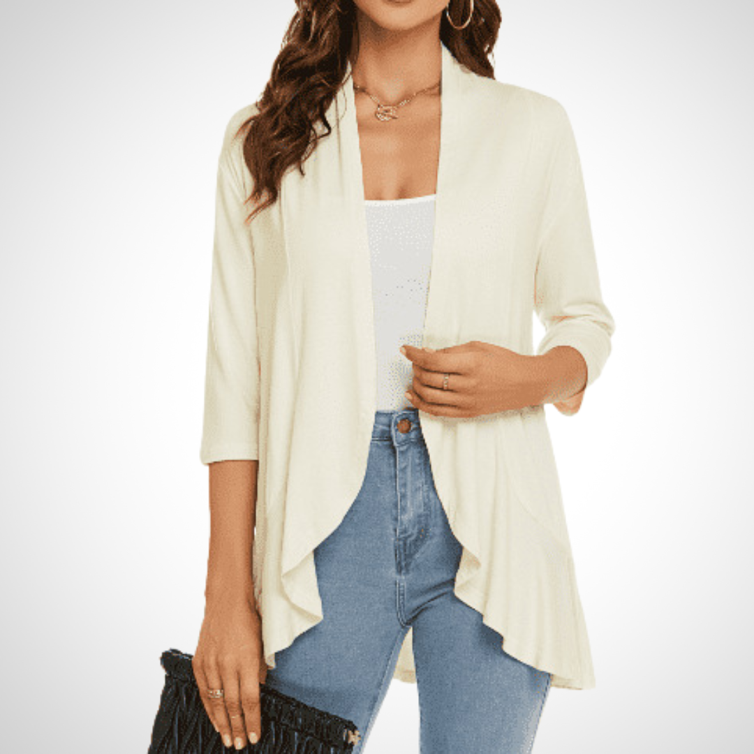 Mirikit – Casual Summer Open Front Cover-Up Cardigan