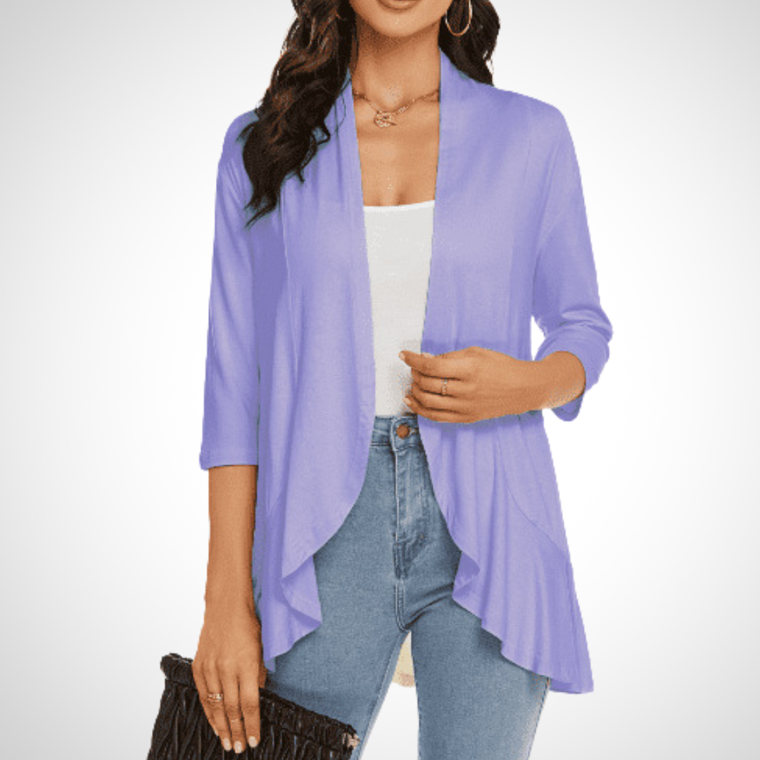 Mirikit – Casual Summer Open Front Cover-Up Cardigan
