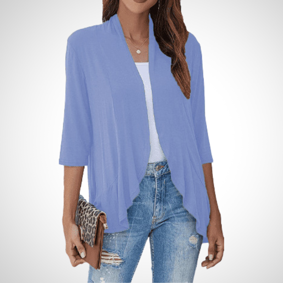 Mirikit – Casual Summer Open Front Cover-Up Cardigan