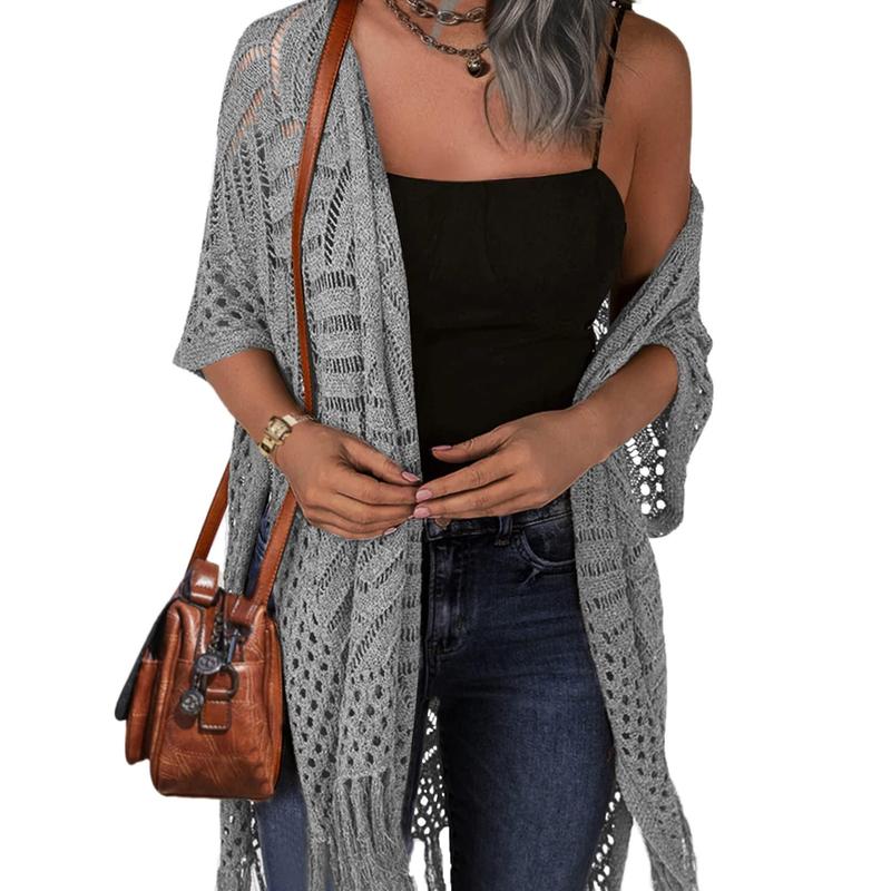 Zarella – Comfy Summer Hollow Tassel Outwear