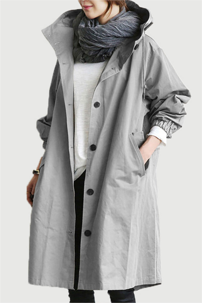 Barbara - Oversized Water-Resistant Windbreaker