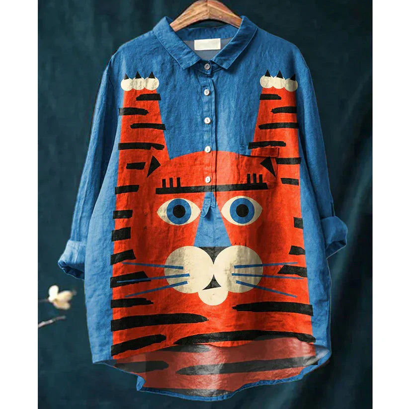Stefanie - Cat Art Shirt