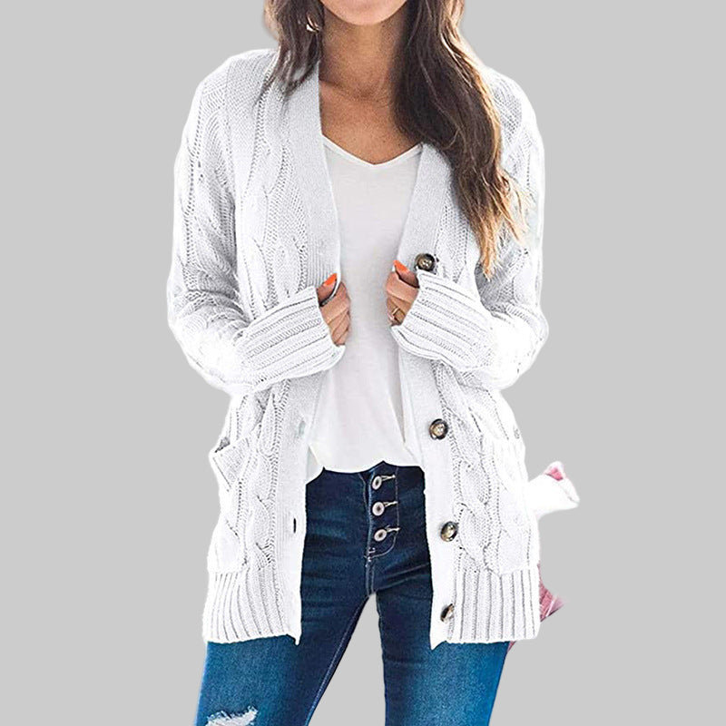 Remedy - Casual Long Sleeve Button Down Cardigan