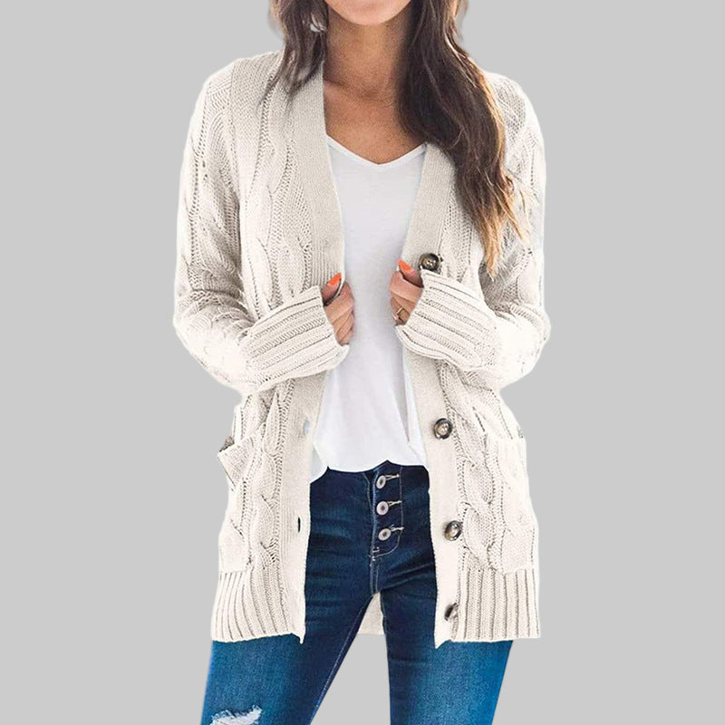 Remedy - Casual Long Sleeve Button Down Cardigan
