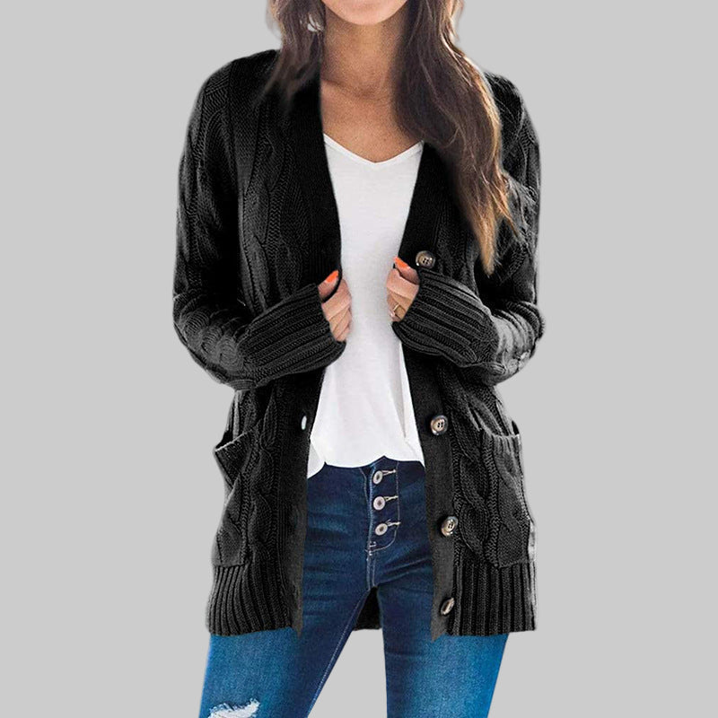 Remedy - Casual Long Sleeve Button Down Cardigan