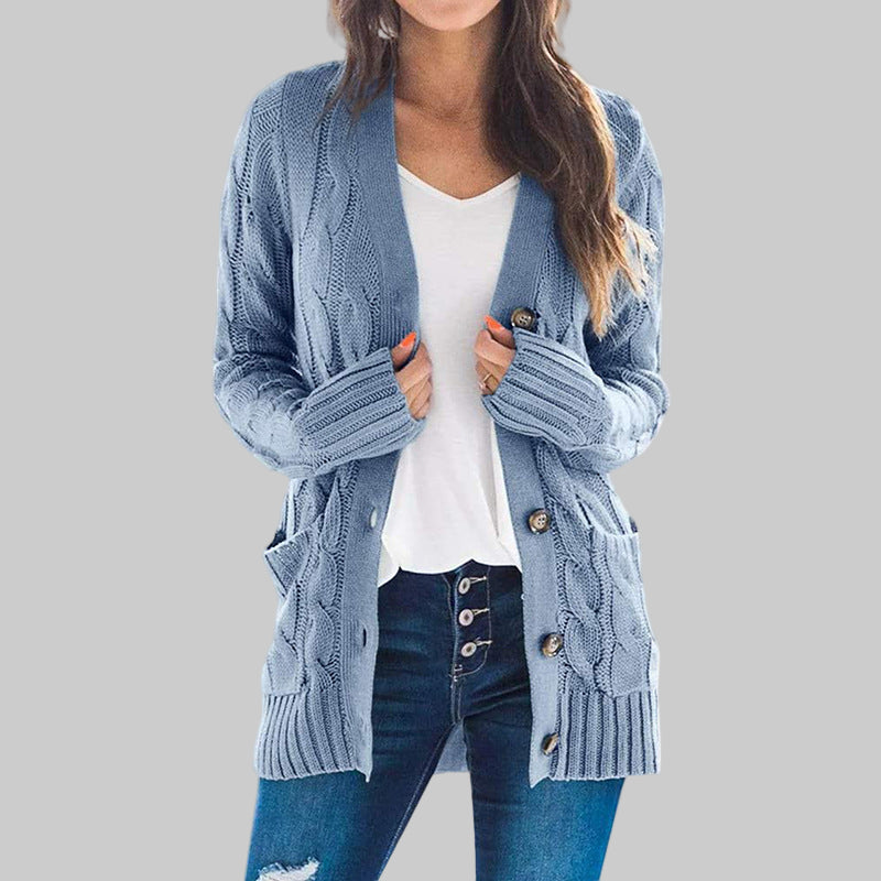 Remedy - Casual Long Sleeve Button Down Cardigan