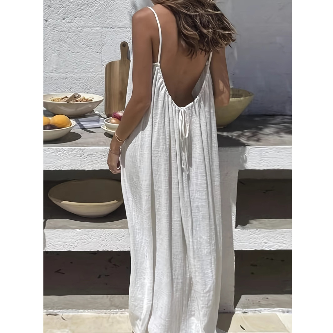 Afila – Casual Backless Cami Summer Dress