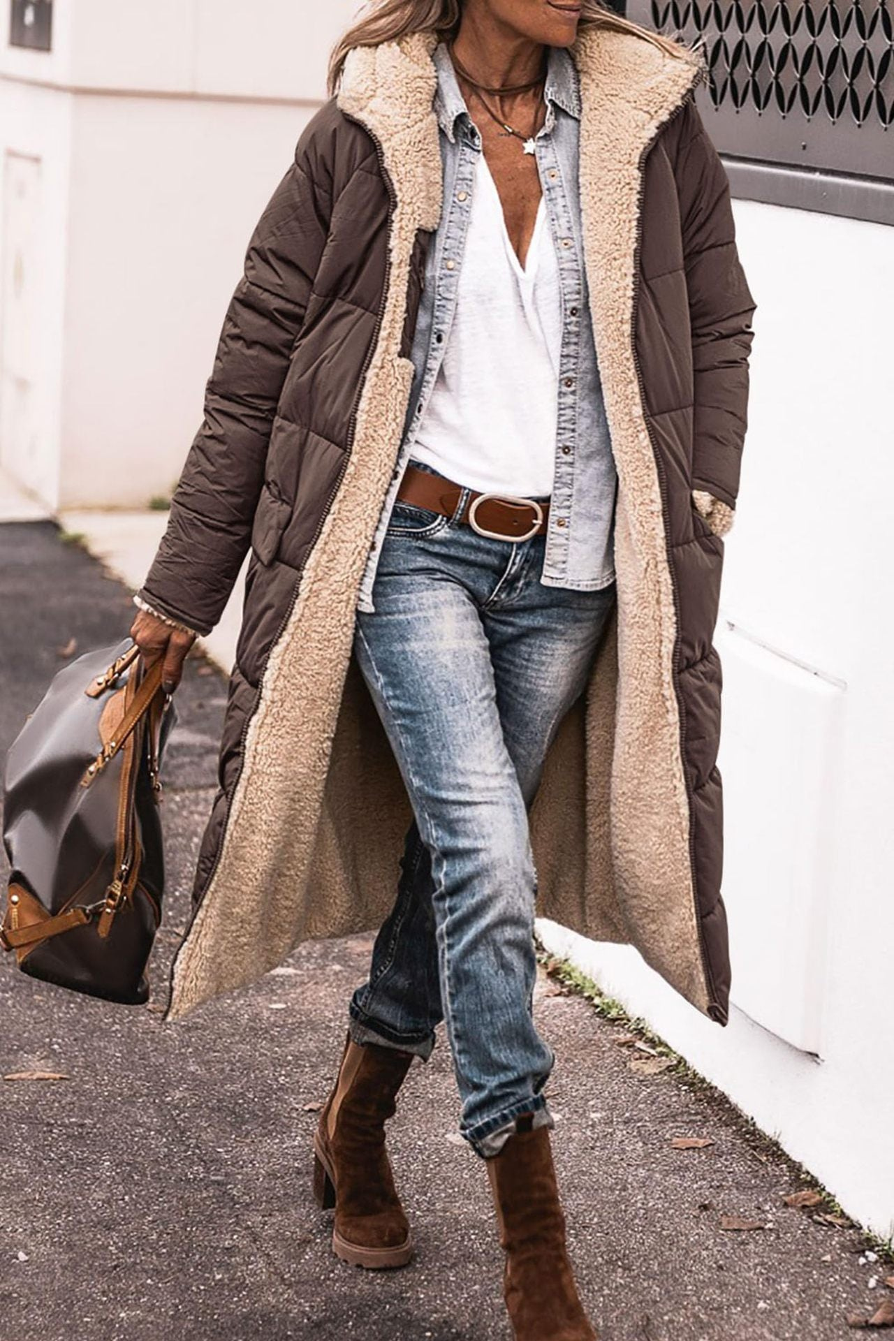 Sasha - Elegant Reversible Coat