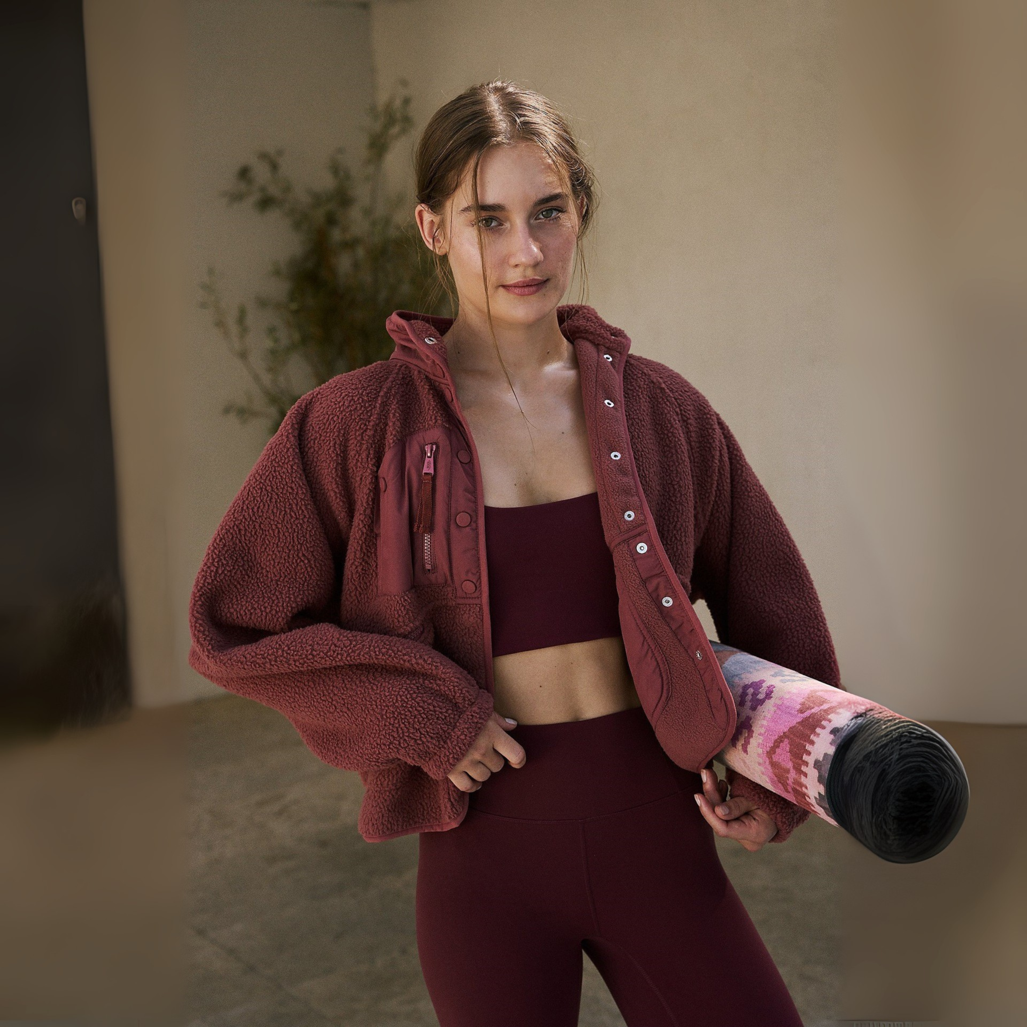 Mancy- Casual Button Down Cropped Jacket