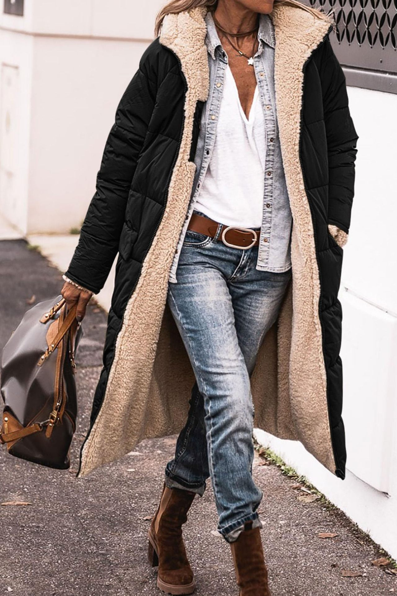 Sasha - Elegant Reversible Coat