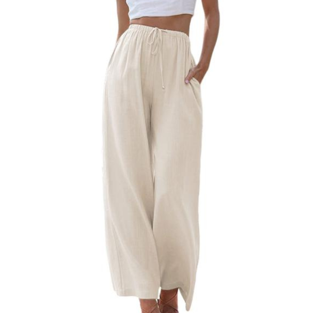 Marianne – Casual Summer Wide Leg Trousers