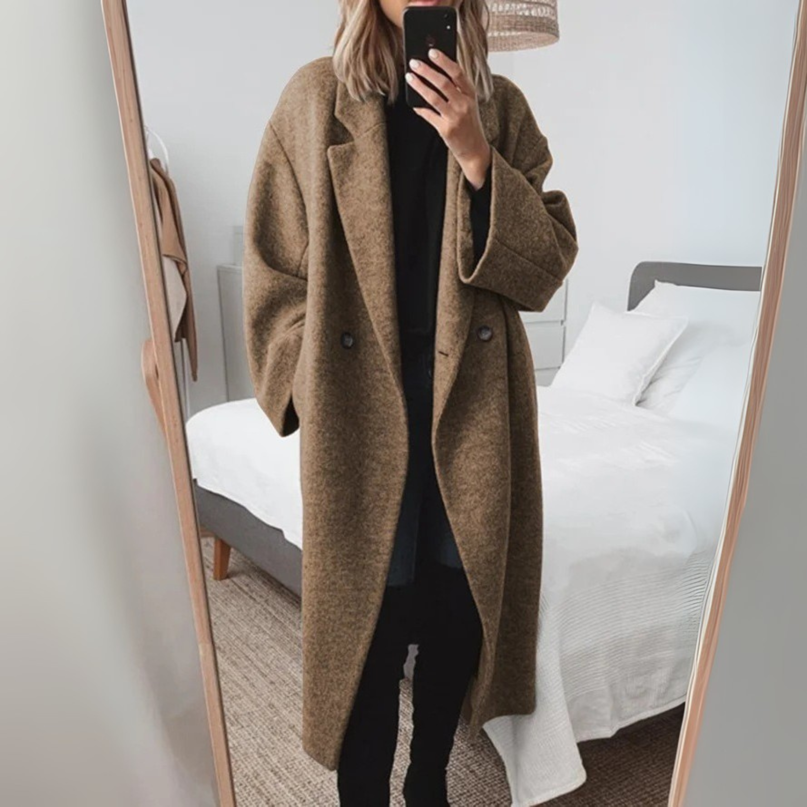 Fortu - Comfy Oversized Long Coat