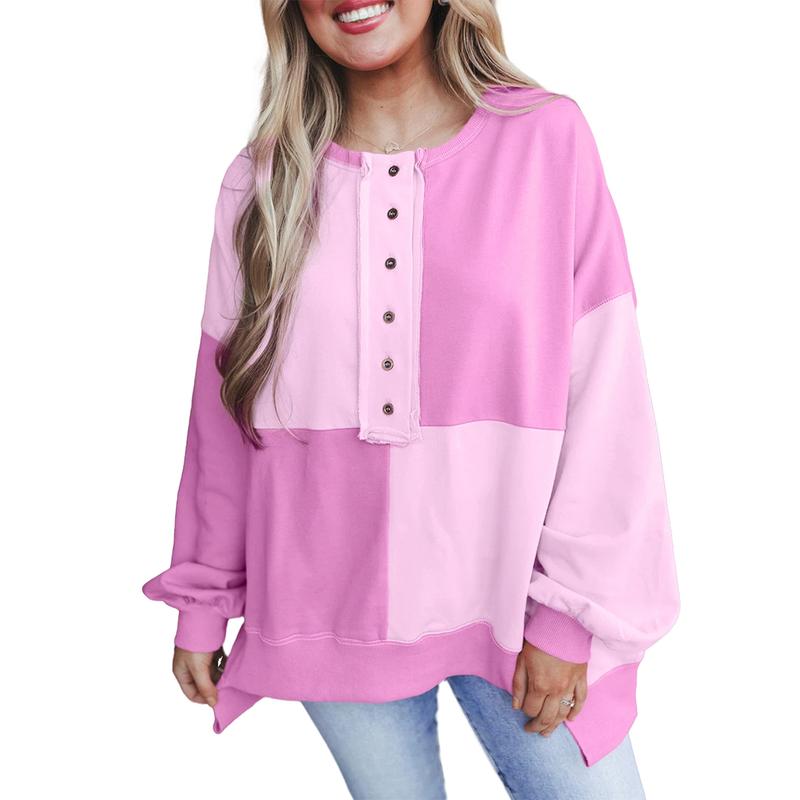 Victoria - Casual Long Sleeve Pullover with Crewneck for Daily Outfits