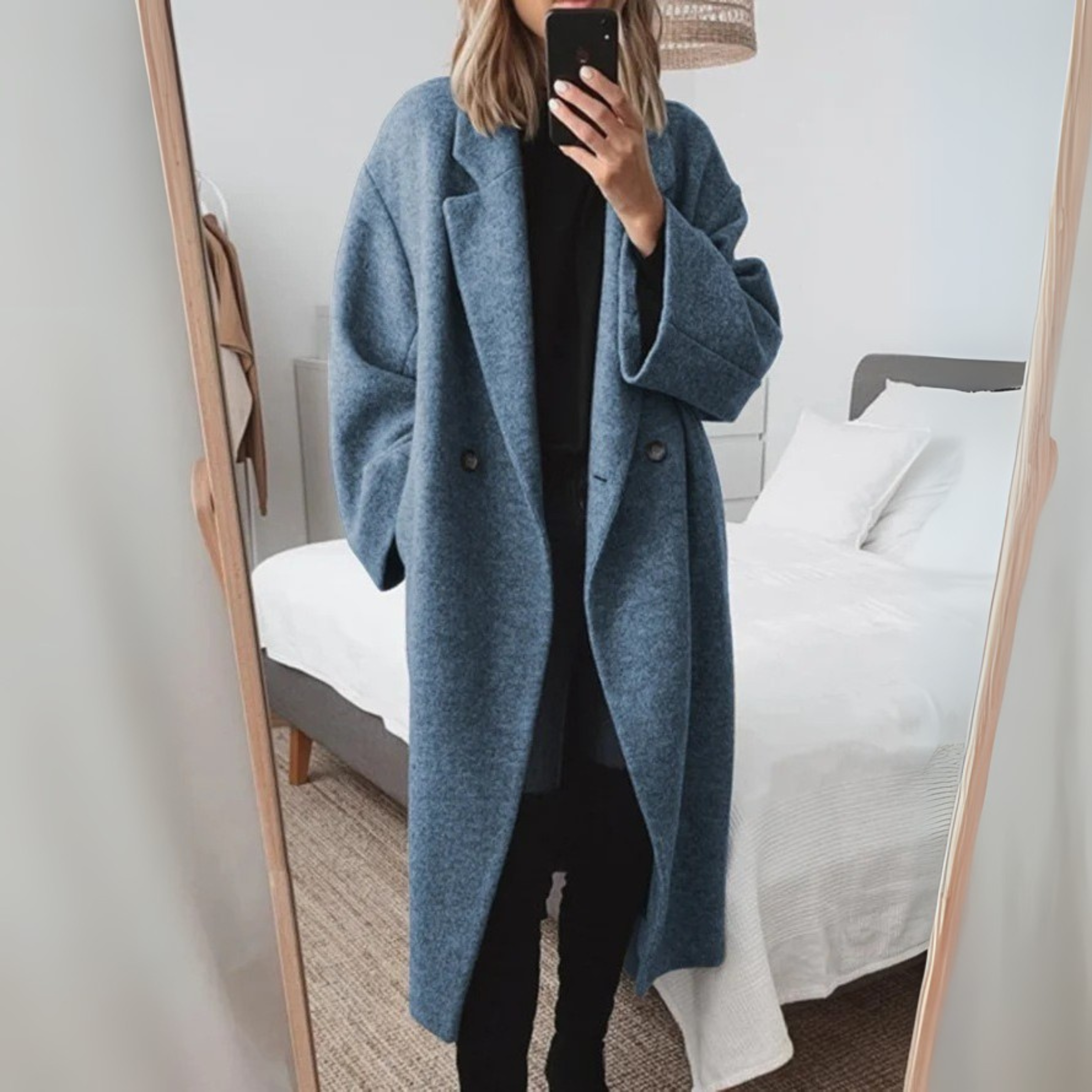 Fortu - Comfy Oversized Long Coat