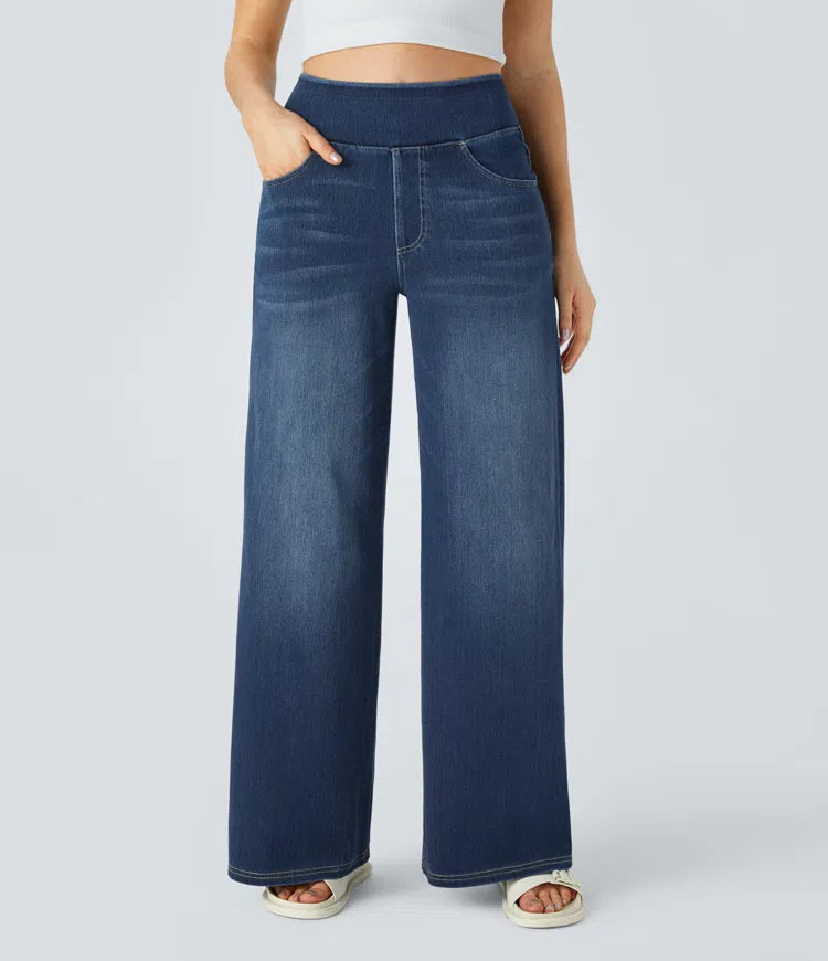 Solene - Relaxed Fit Wide-Leg Jeans