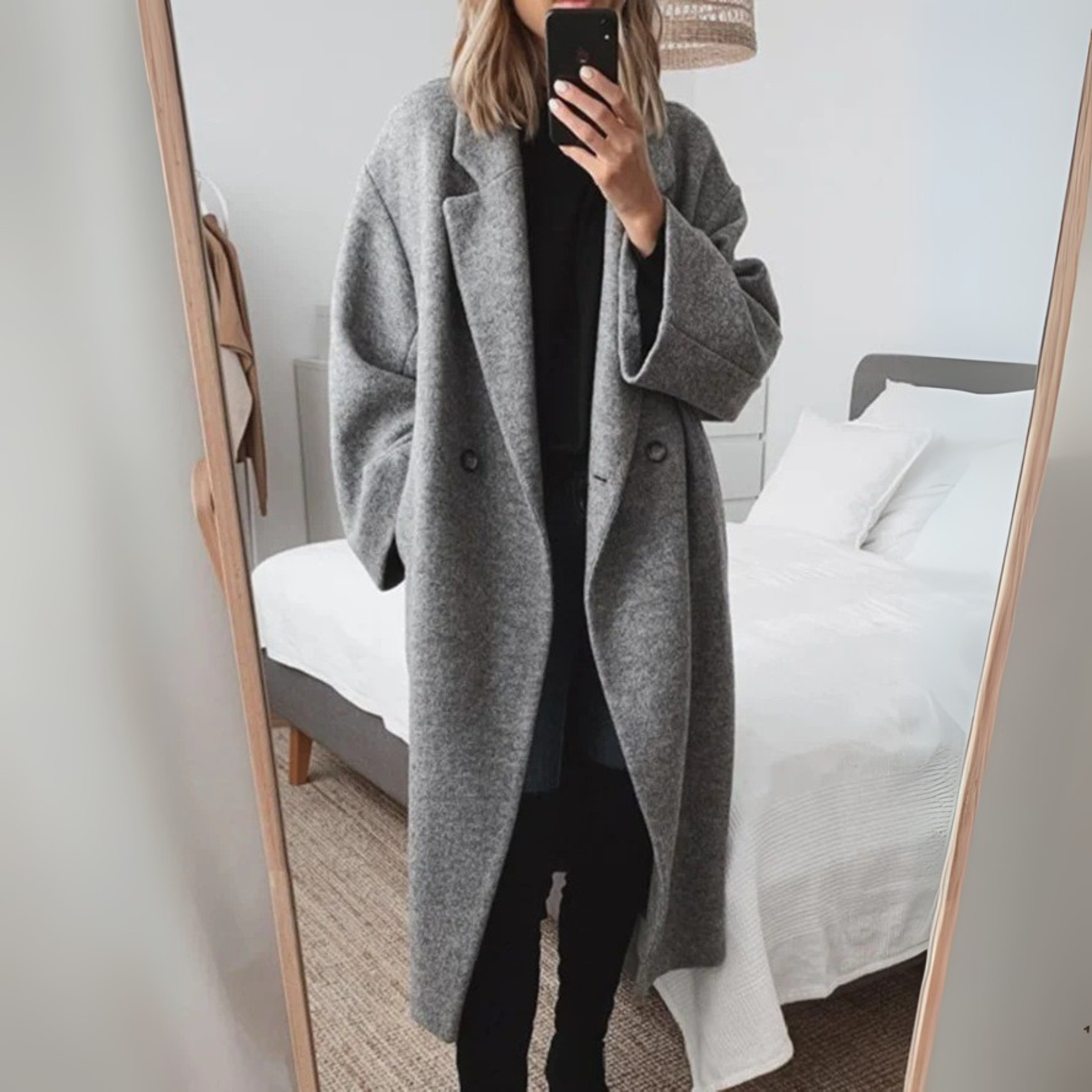 Fortu - Comfy Oversized Long Coat