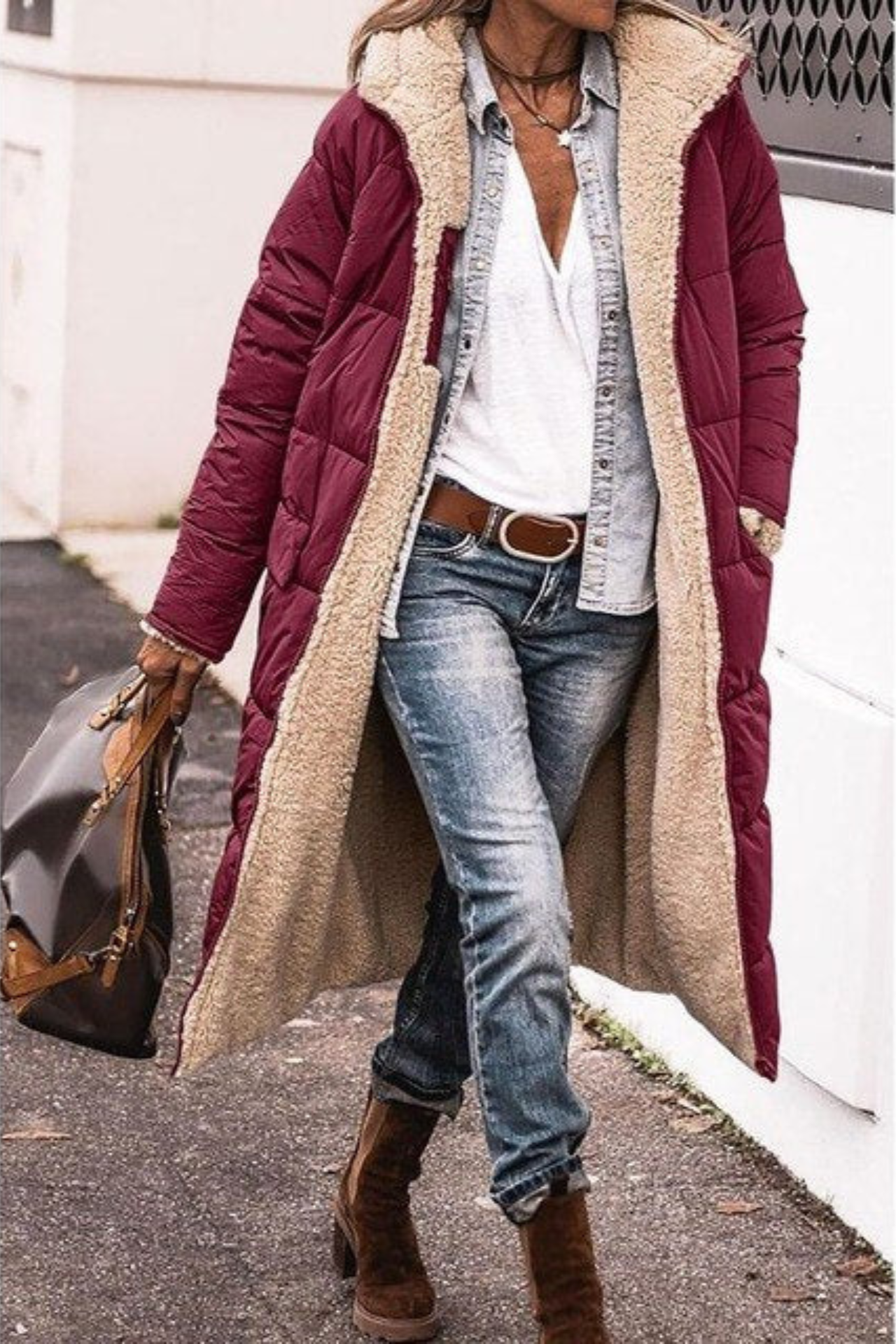 Sasha - Elegant Reversible Coat