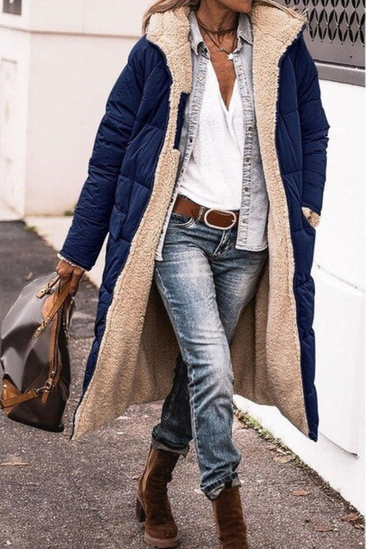 Sasha - Elegant Reversible Coat