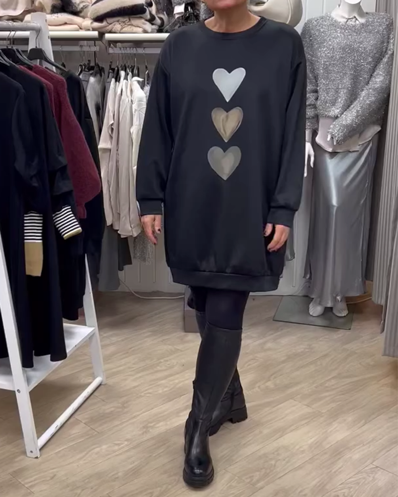Briana - Casual Sweatshirt Dress