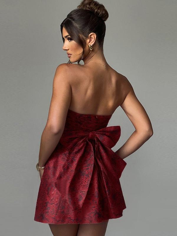 Caroline - Elegant Strapless A-Line Tube Dress for Summer & Dating