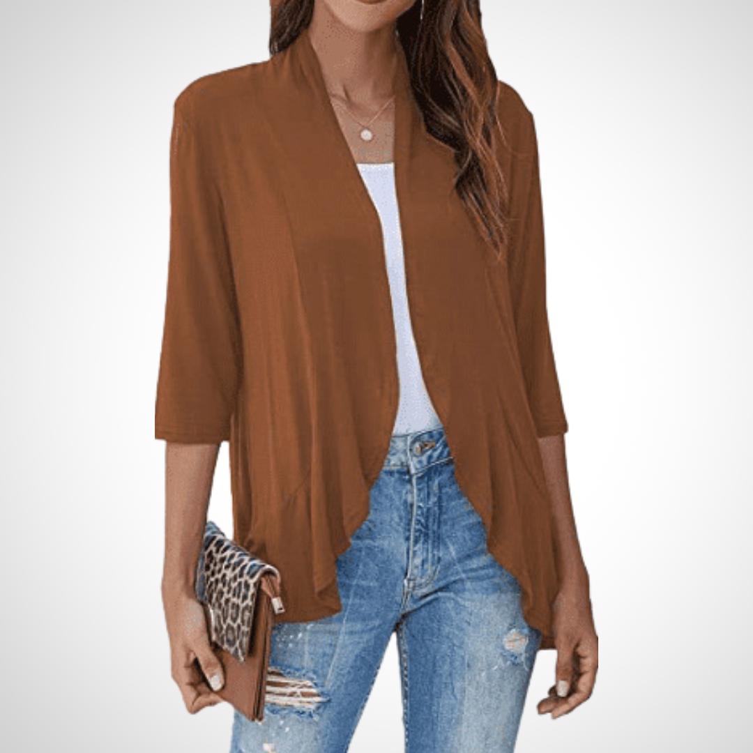 Mirikit – Casual Summer Open Front Cover-Up Cardigan