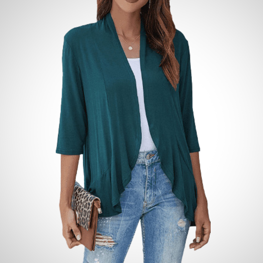 Mirikit – Casual Summer Open Front Cover-Up Cardigan
