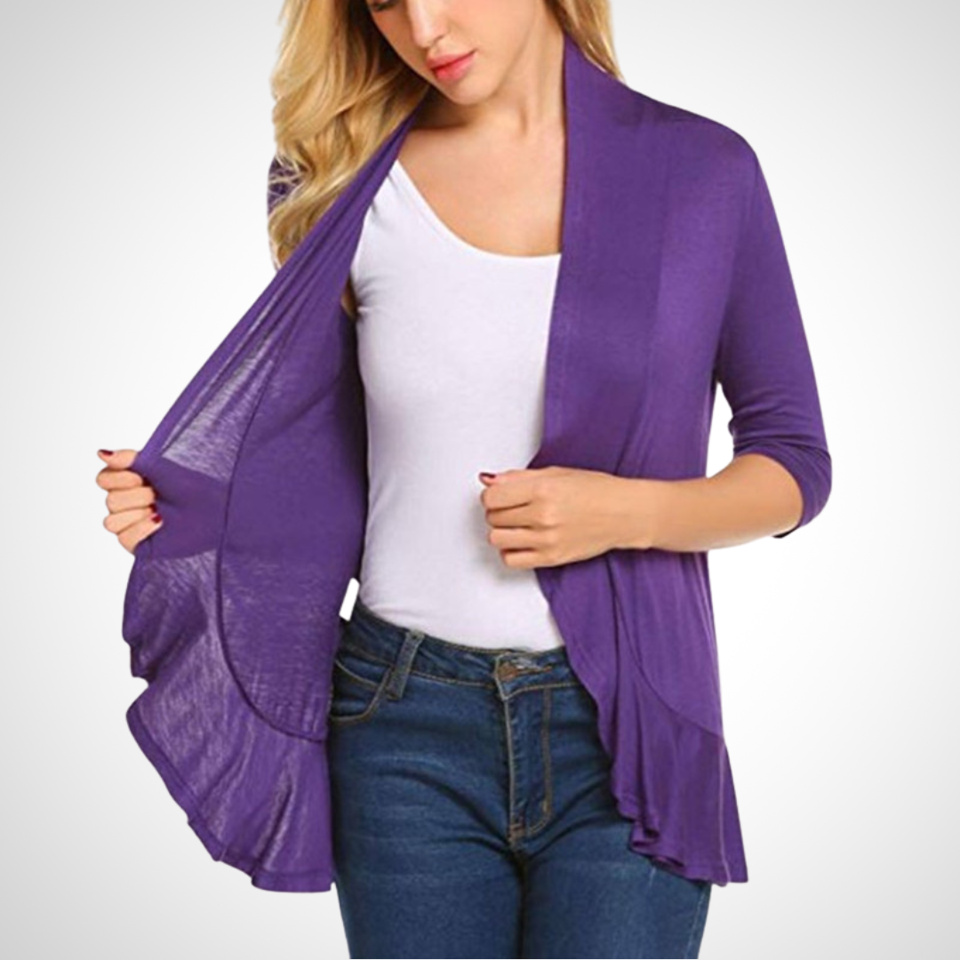 Mirikit – Casual Summer Open Front Cover-Up Cardigan