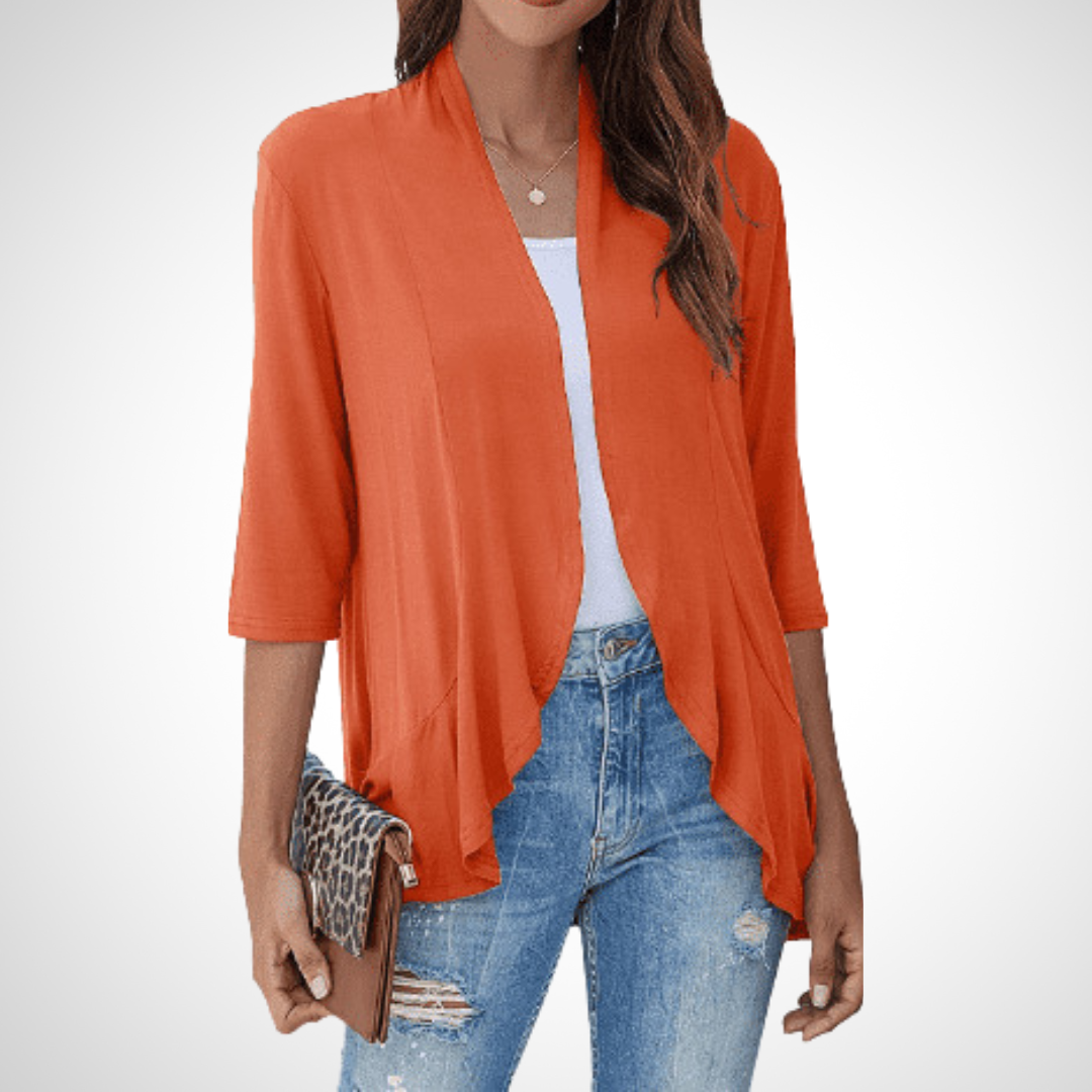 Mirikit – Casual Summer Open Front Cover-Up Cardigan