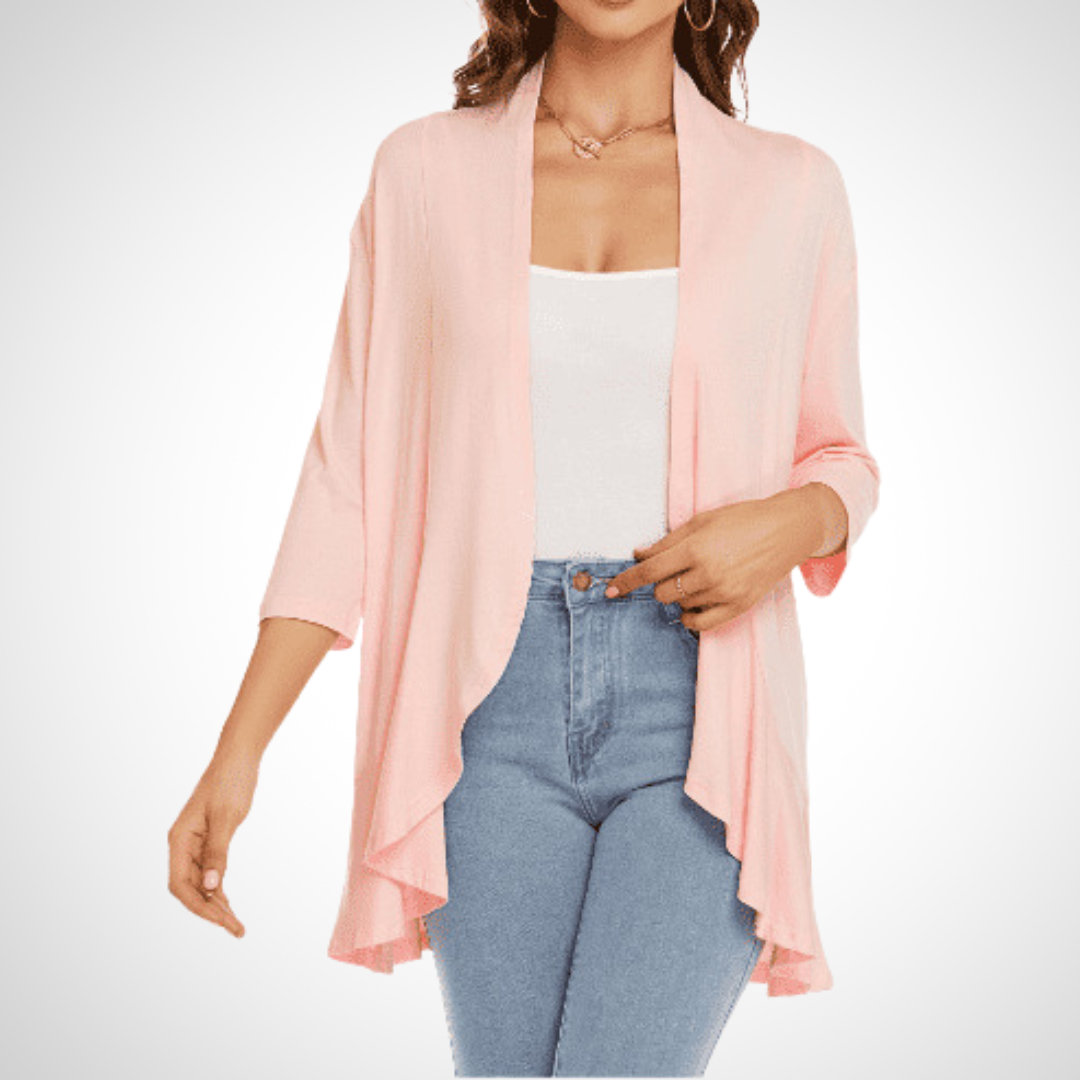 Mirikit – Casual Summer Open Front Cover-Up Cardigan