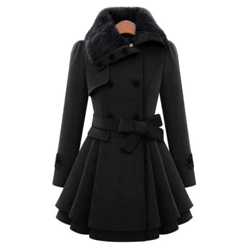 Claudia - Vintage Flair Trench Coat