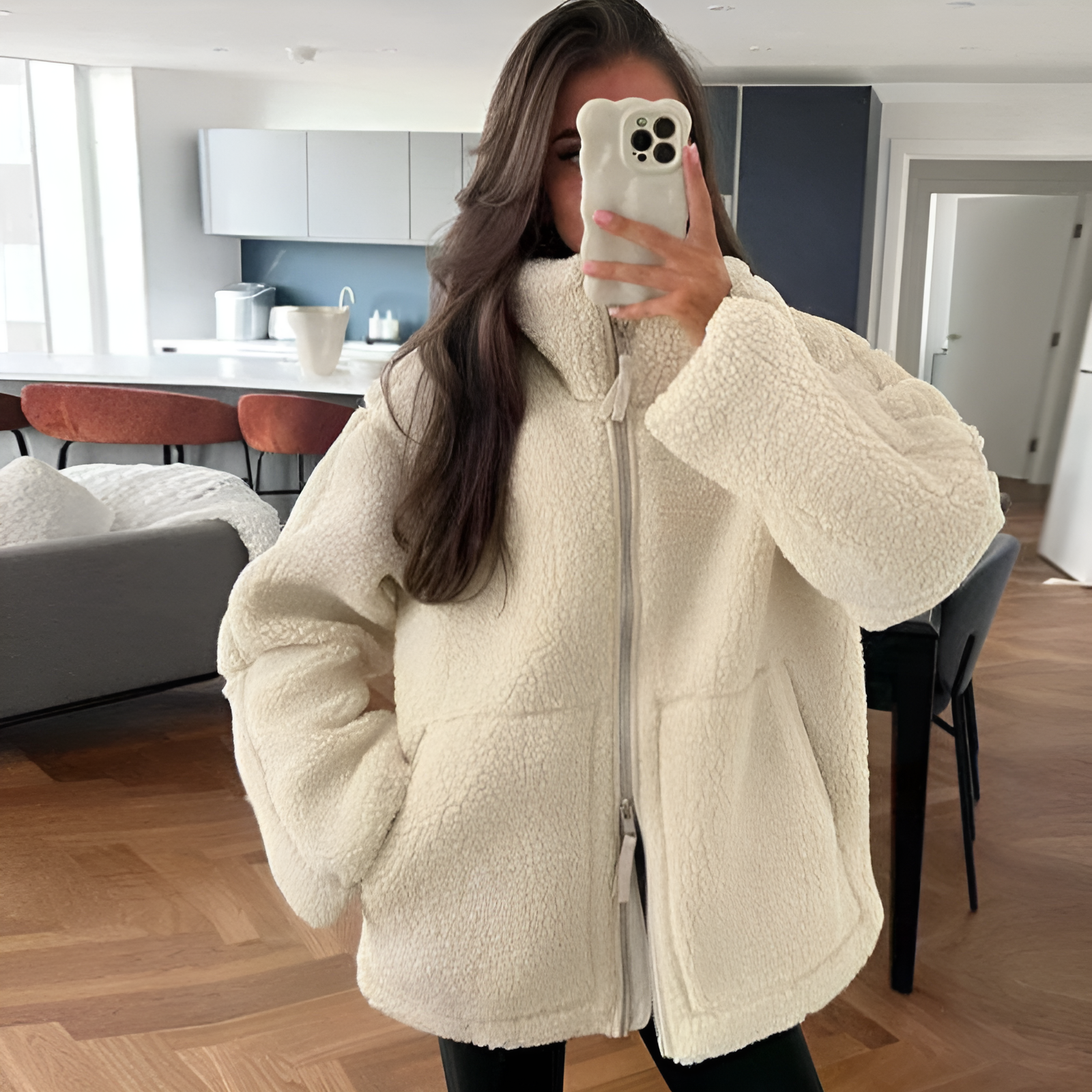 Dora - Soft Teddy Jacket