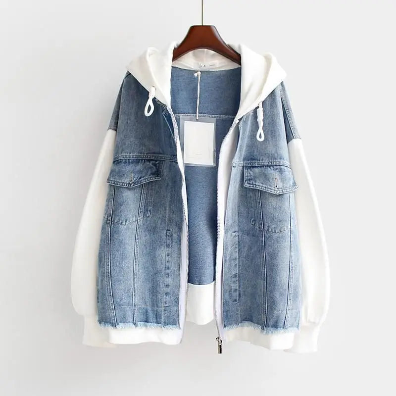 Mira - Dual-Tone Denim Jacket
