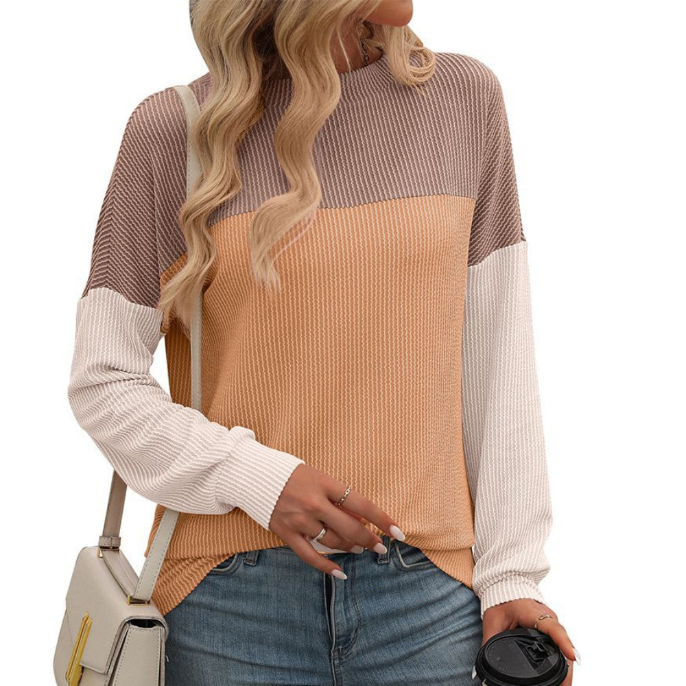 Alyssa - Comfy Crewneck Long Sleeve Sweatshirt