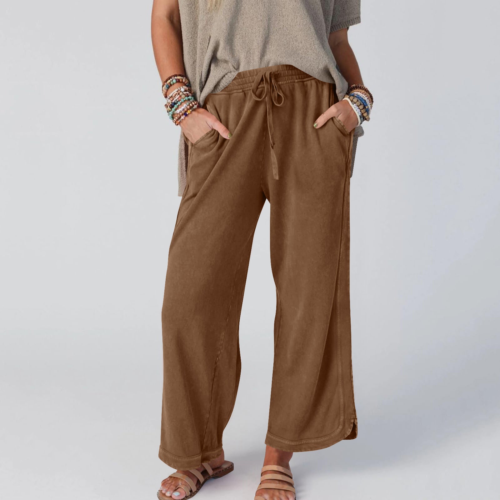 Chipy - Vintage Wide Leg High Waist Pants