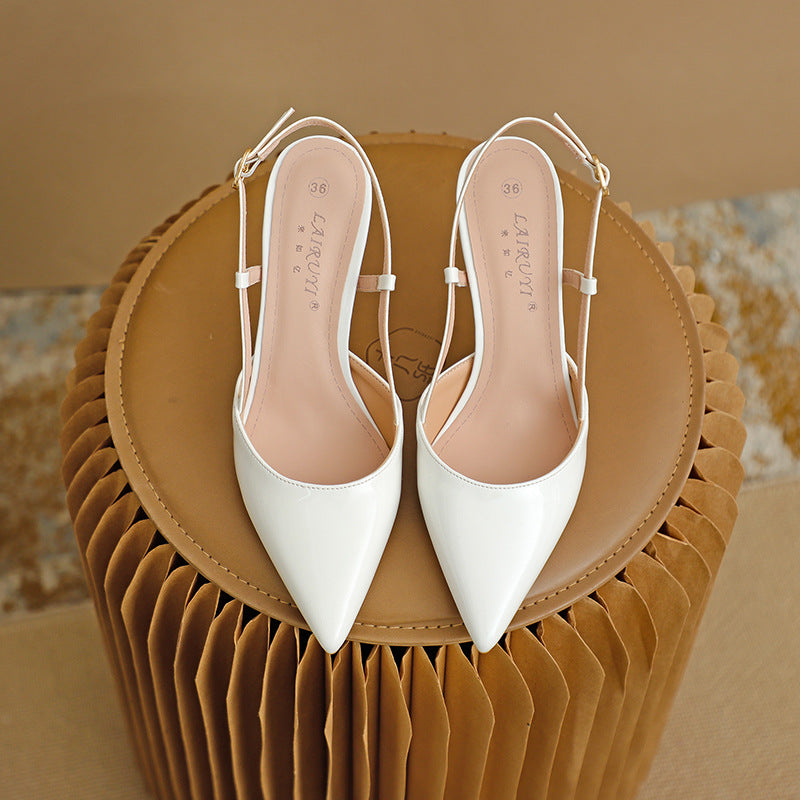 Zuri - Elegant Pointed Toe Adjustable Strap Stiletto