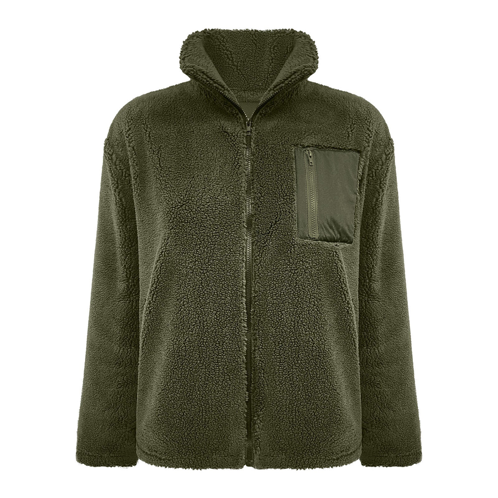 Wirika - Casual Full Zipper Long Sleeve Jacket