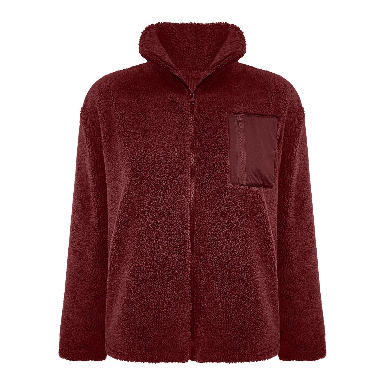 Wirika - Casual Full Zipper Long Sleeve Jacket