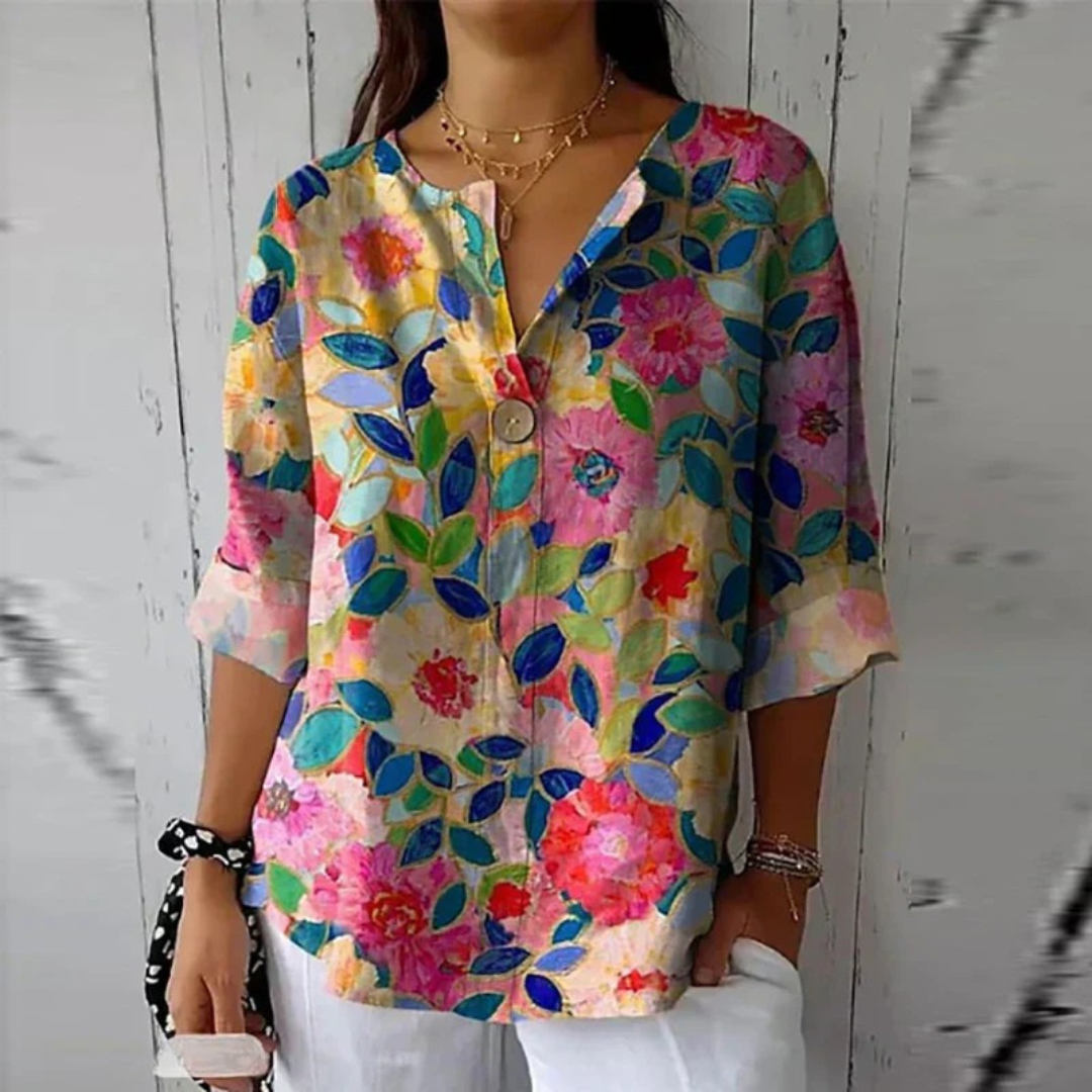 Kenzie – Lightweight Floral Elegance Blouse
