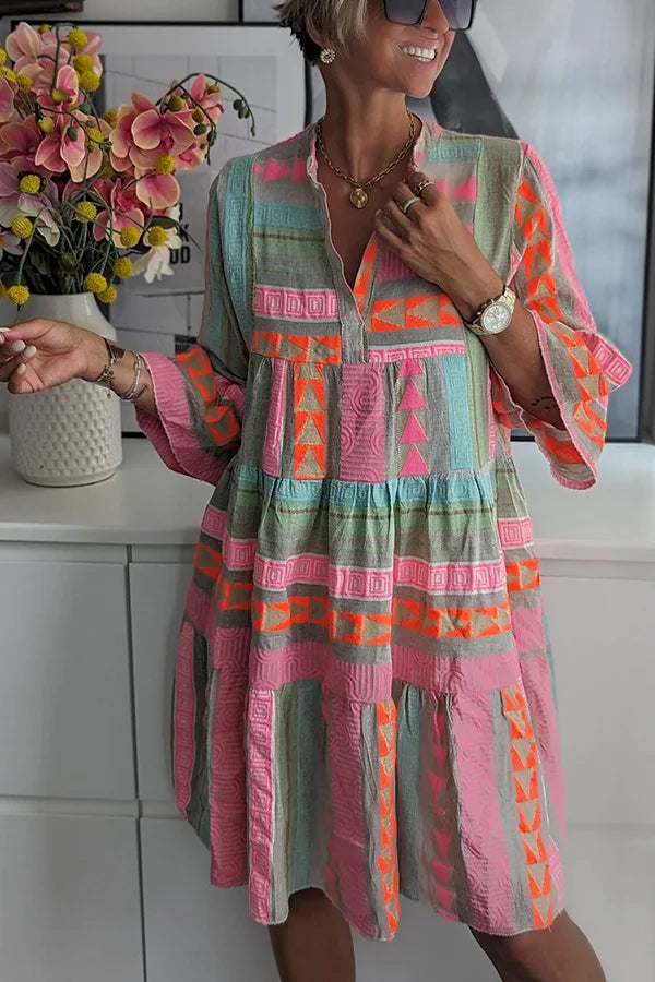 Thalie - Vibrant Boho Dress