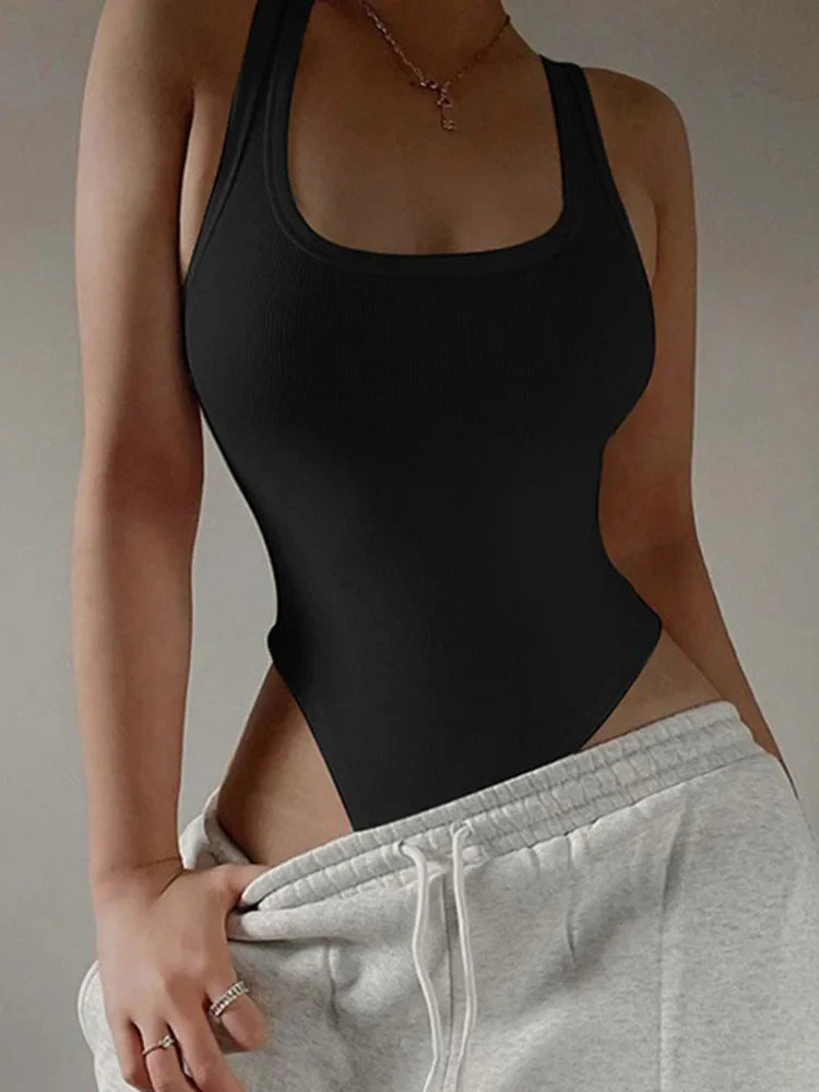 Nadege – Casual Sleeveless Bodysuit