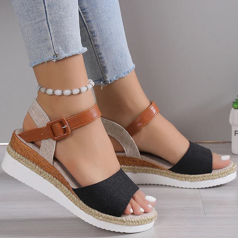 Charlene – Relaxed Style Wedge Sandals