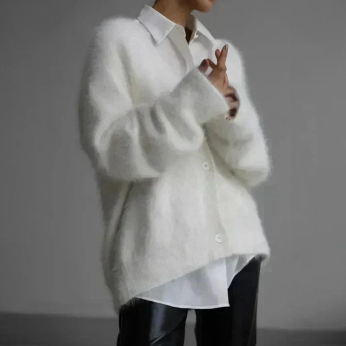 Adele - Fuzzy Mohair Cardigan