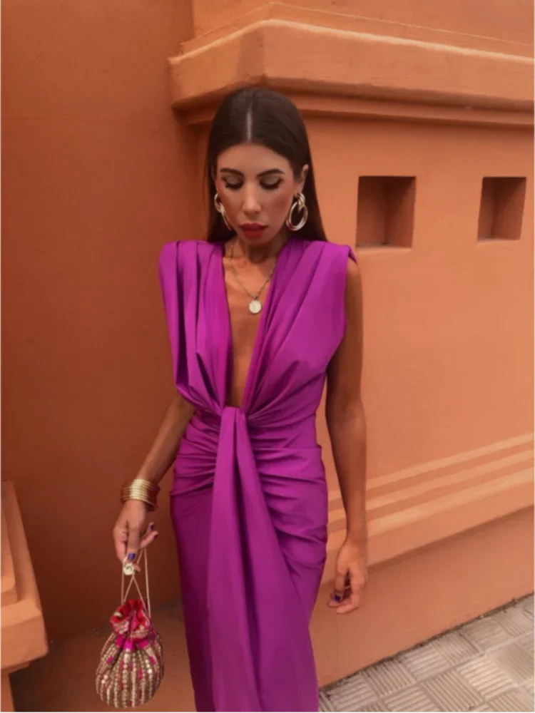 Lily - Elegant Pleated Dress