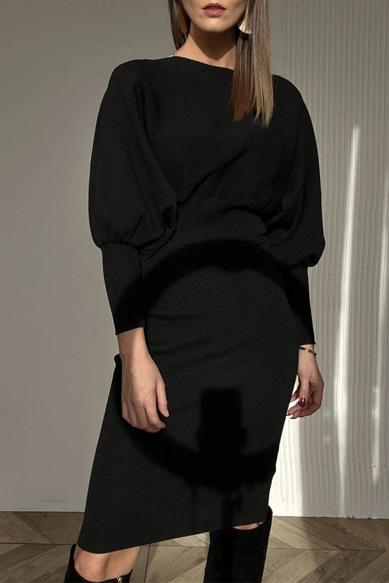 Carolyn - Classy Balloon Sleeve Dress