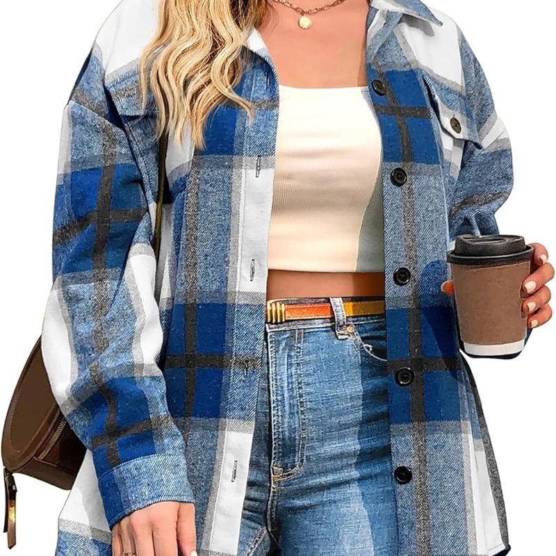 Brigid - Stylish Plus-Size Shacket