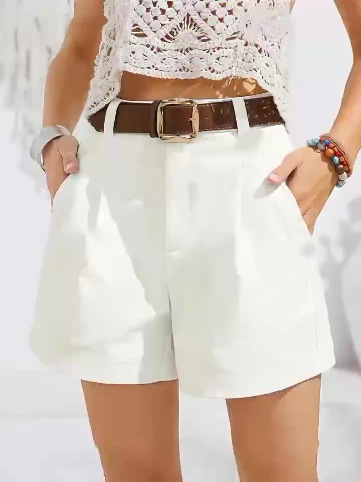 Melanie - Chic High-Waist Shorts