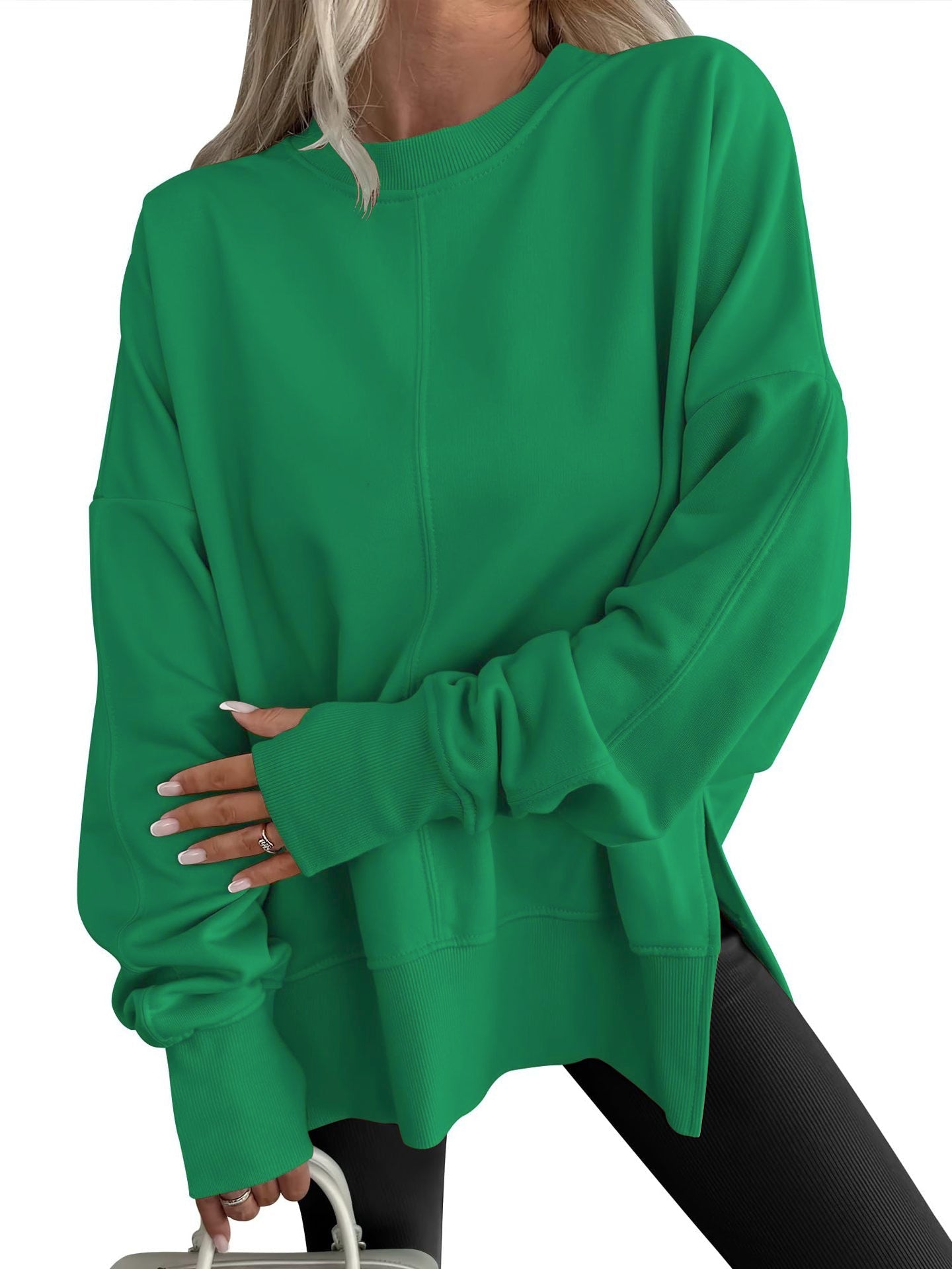 Gwen - Comfy Oversized Long Sleeve Sweatshirt