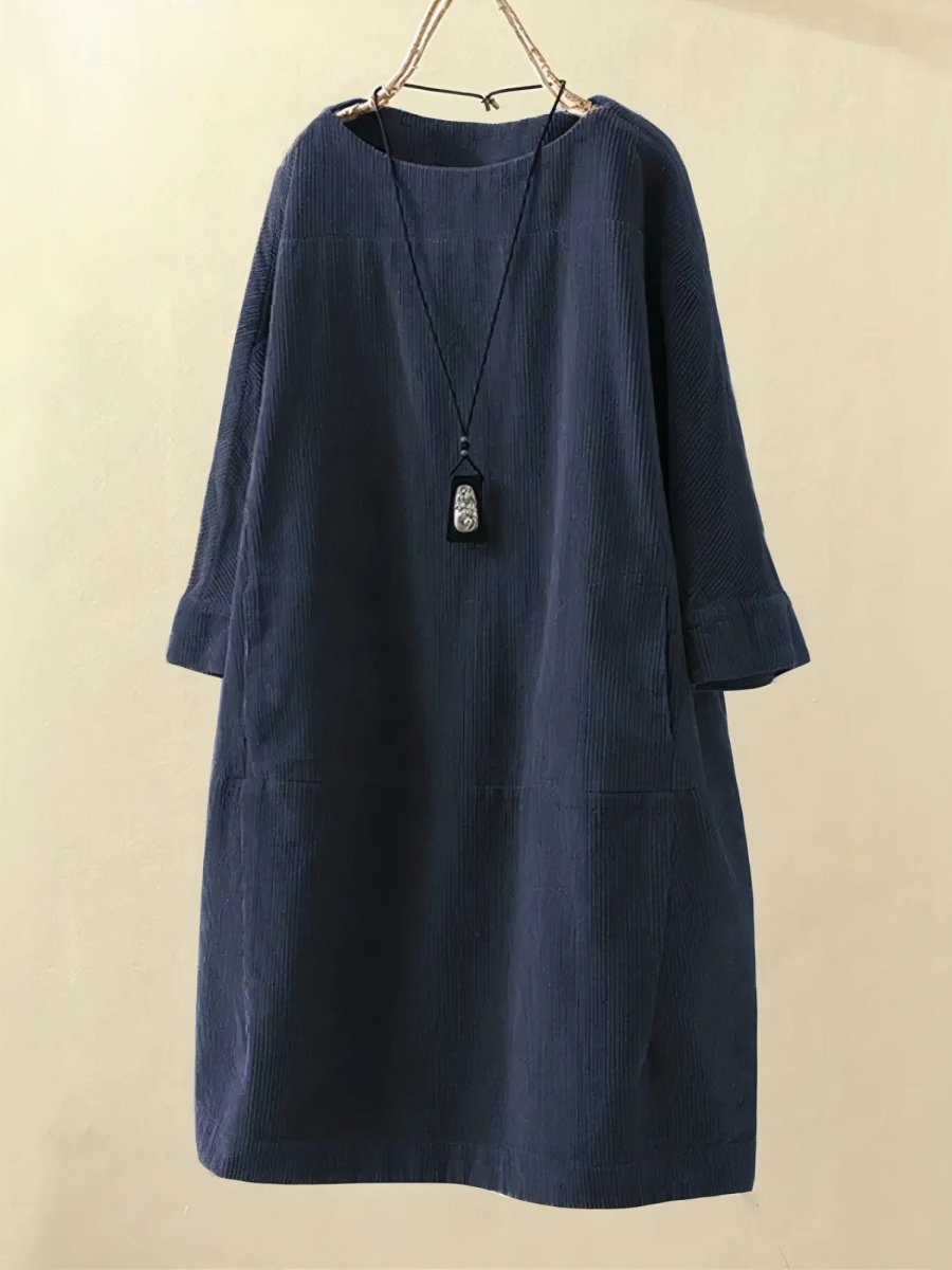 Bridie - Relaxed Fit Corduroy Midi