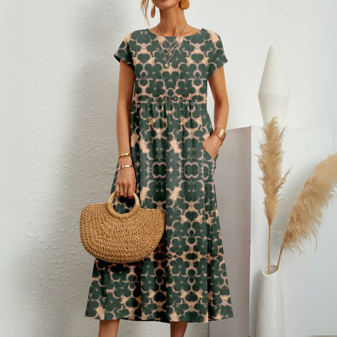 Florene - Breezy Floral Midi Dress