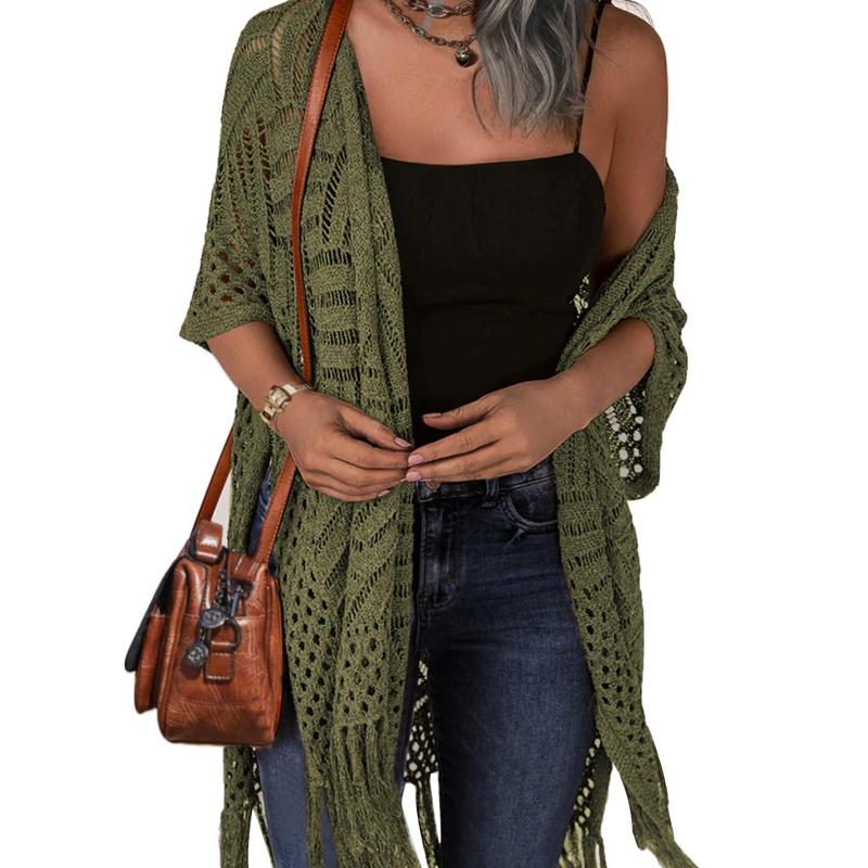 Zarella – Comfy Summer Hollow Tassel Outwear
